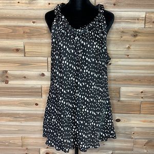 Zac & Rachel polka dot sleeveless blouse